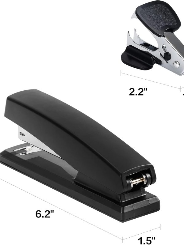 Standard Full-Size Desktop Stapler with Removable Mini Staple Remover for Office and School
