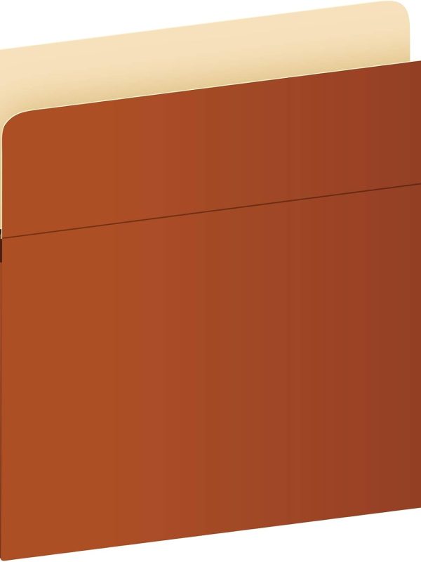 Brown Expanding File Folder with Multiple Pockets for Receipts, Documents and Office Paperwork