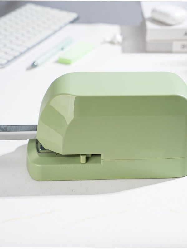 Full-Size Long Reach Desktop Stapler with Extended Magazine for Office and Document Binding
