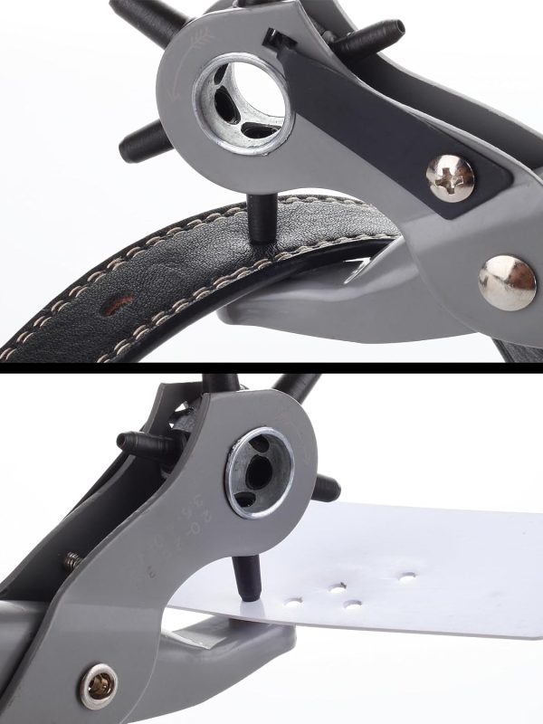 Adjustable Multi-Size 6-Hole Paper Punch for A4, B5, A5 and A6 Planner Pages